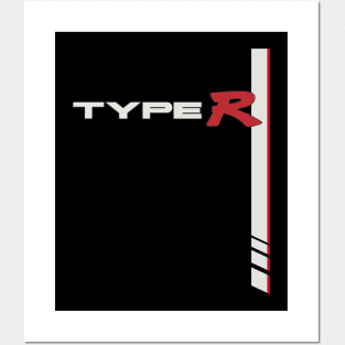 TYPE R CLASSIC SPOON RACING STRIPE - CHAMPIONSHIP WHITE Posters and Art